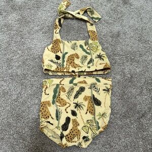 Kate Quinn Leopard Retro Sunsuit